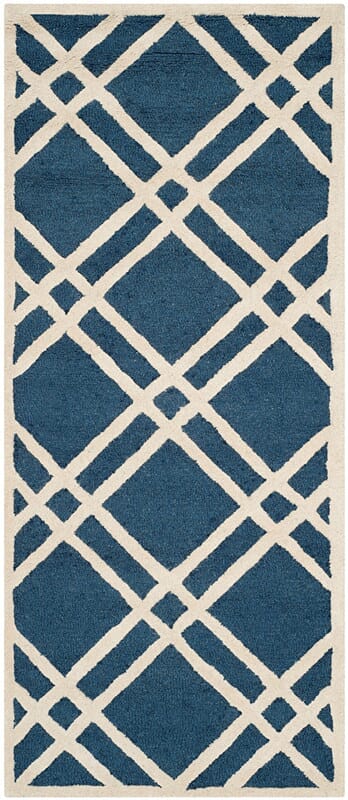 Safavieh Cambridge Cam142G Navy Blue / Ivory Rugs - Safavieh - cam142g - 24