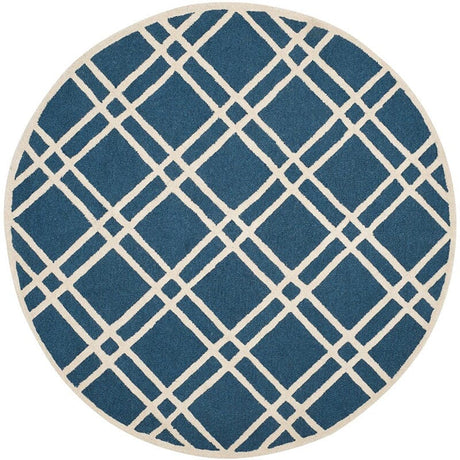 Safavieh Cambridge Cam142G Navy Blue / Ivory Rugs - Safavieh - cam142g - 6r