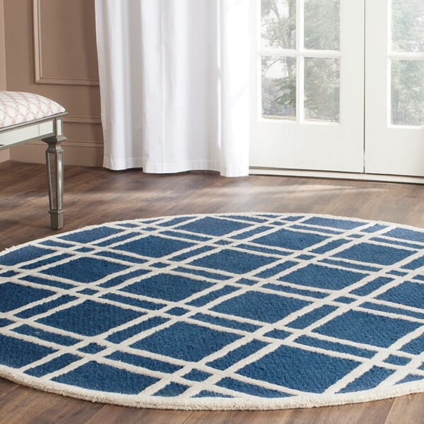 Safavieh Cambridge Cam142G Navy Blue / Ivory Rugs - Safavieh - cam142g - 6sq