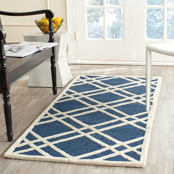 Safavieh Cambridge Cam142G Navy Blue / Ivory Rugs - Safavieh - cam142g - 6sq