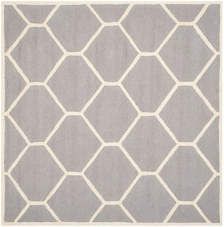 Safavieh Cambridge Cam144D Silver / Ivory Rugs - Safavieh - cam144d - 6sq