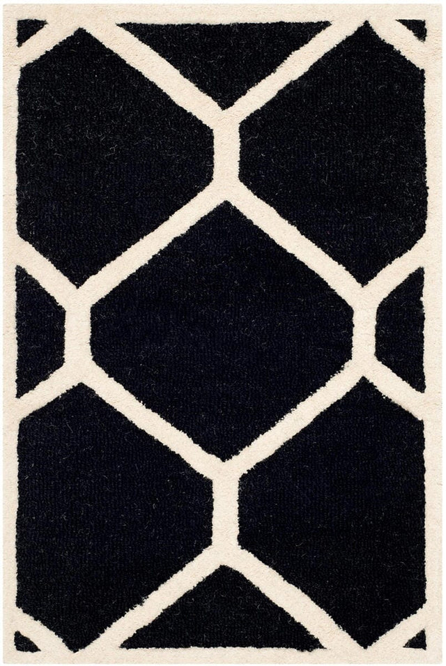 Safavieh Cambridge Cam144E Black / Ivory Rugs - Safavieh - cam144e - 6r