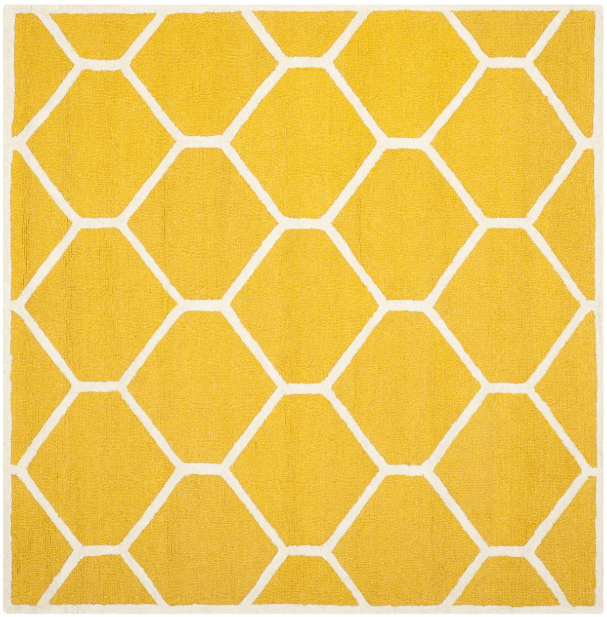 Safavieh Cambridge 6'-0" x 6'-0" Rug in Gold / Ivory