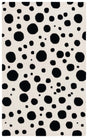 Safavieh Cambridge 4'-0" x 6'-0" Rug in Ivory / Black