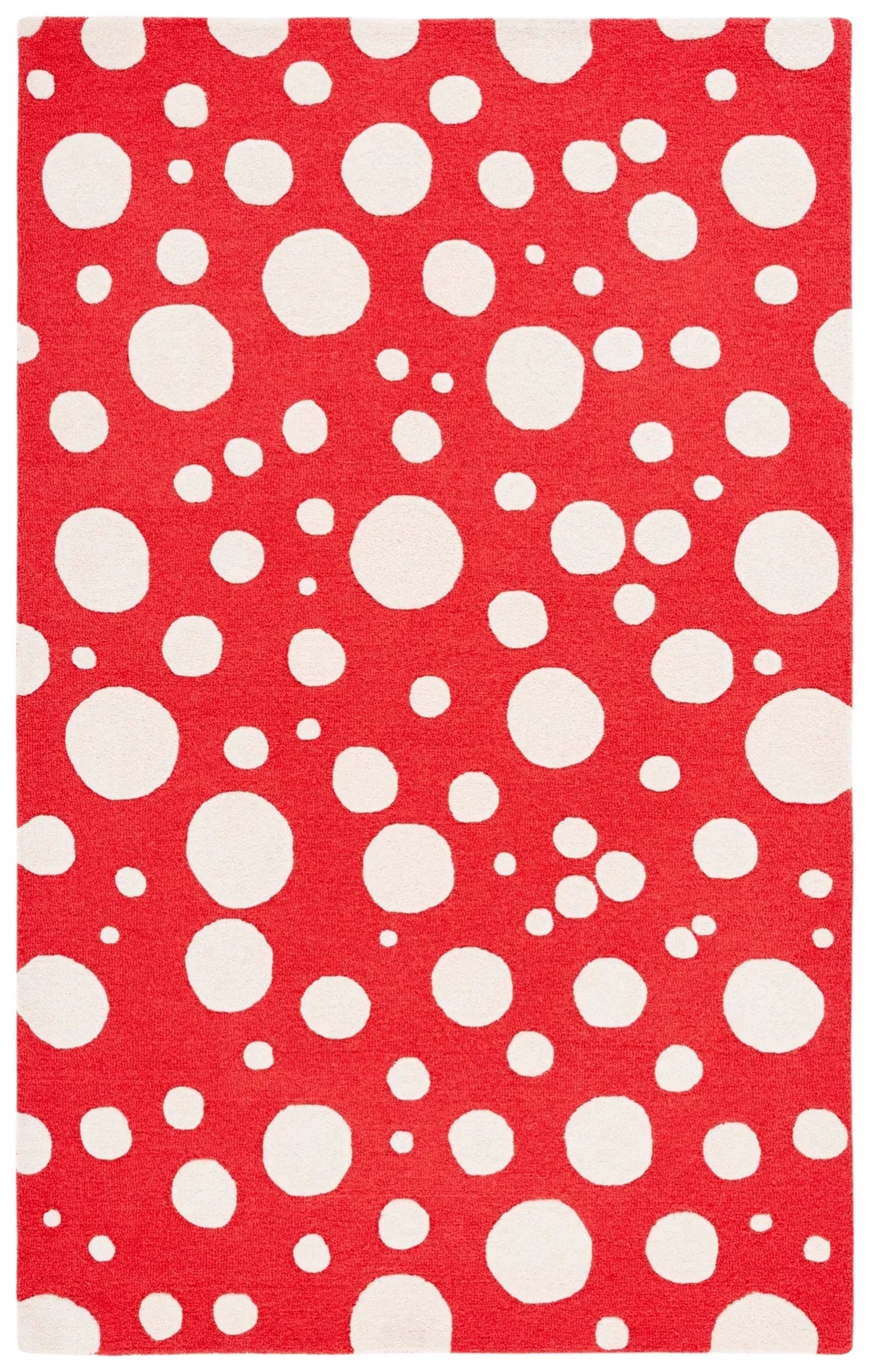 Safavieh Cambridge 4'-0" x 6'-0" Rug in Red / Ivory