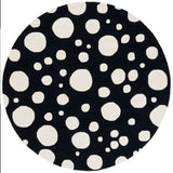 Safavieh Cambridge 6'-0" x 6'-0" Rug in Black / Ivory