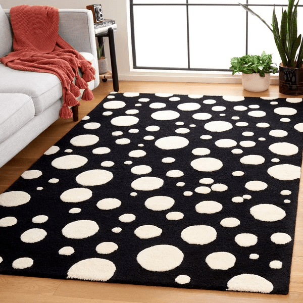 Safavieh Cambridge Cam147Z Black/Ivory Rug - Safavieh - cam147z - 3