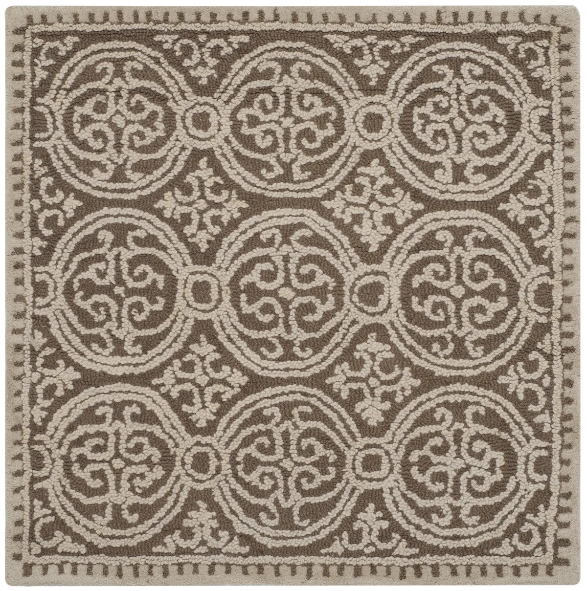 Safavieh Cambridge 4'-0" x 4'-0" Rug in Tan / Multi