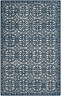 Safavieh Cambridge Cam232B Ivory/Navy Rug - Safavieh - cam232b - 2