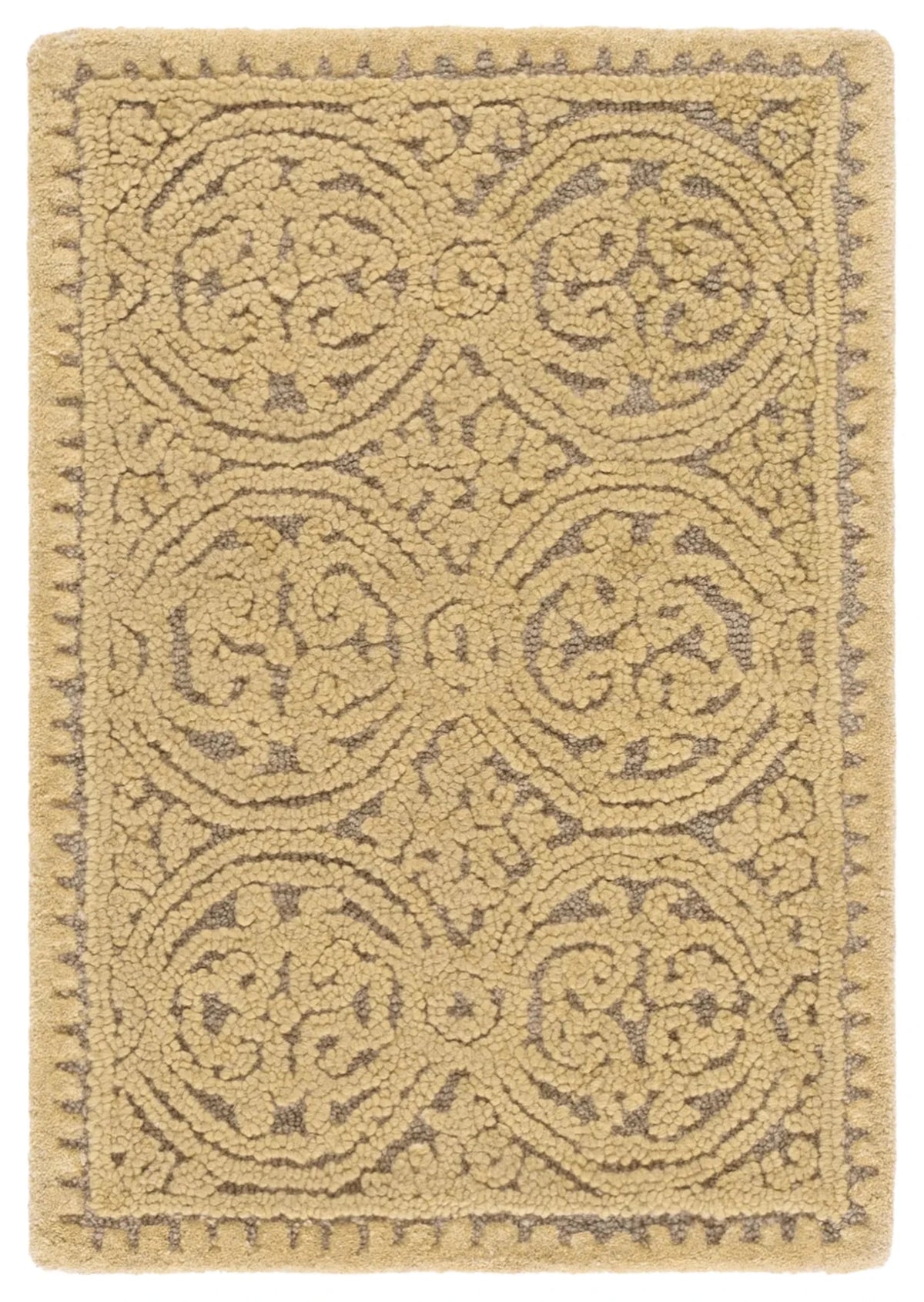 Safavieh Cambridge 2'-0" x 3'-0" Rug in Light Gold / Dark Gold