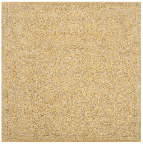 Safavieh Cambridge 4'-0" x 4'-0" Rug in Light Gold / Dark Gold