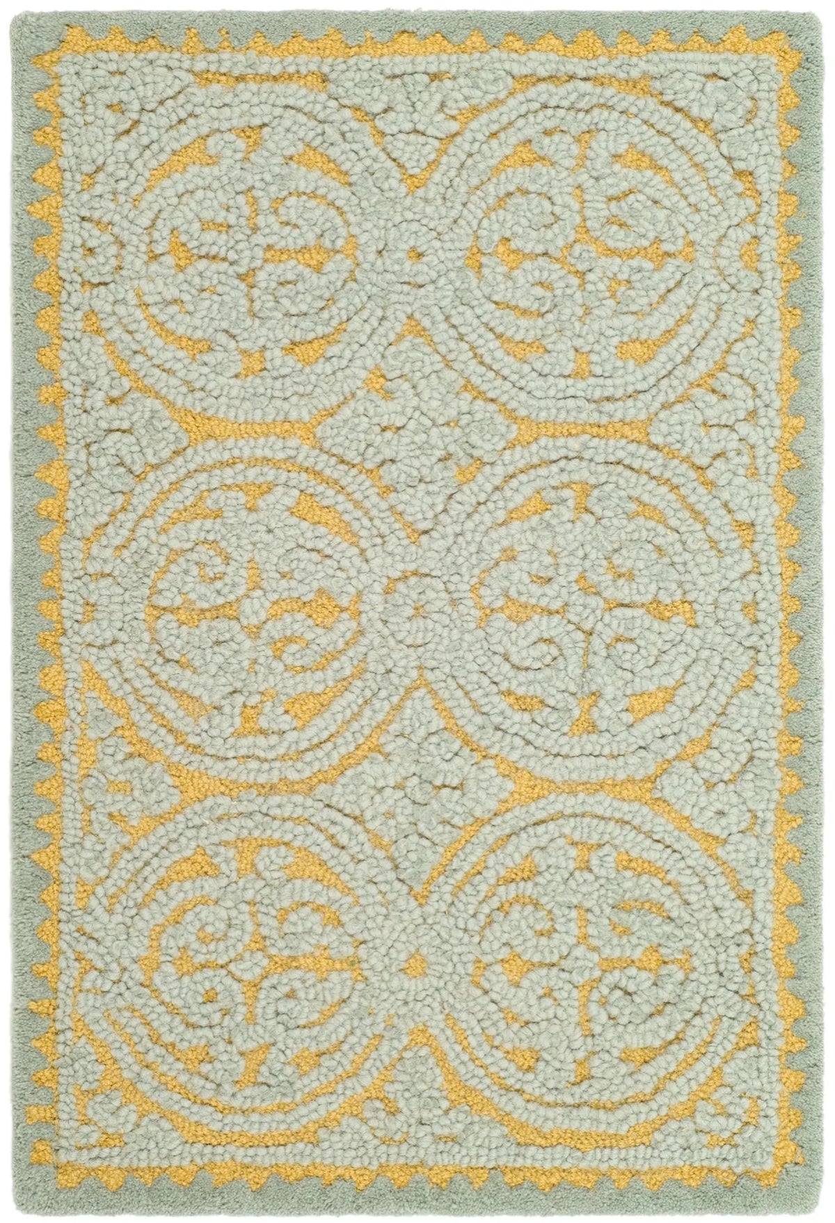 Safavieh Cambridge 2'-0" x 3'-0" Rug in Blue / Gold