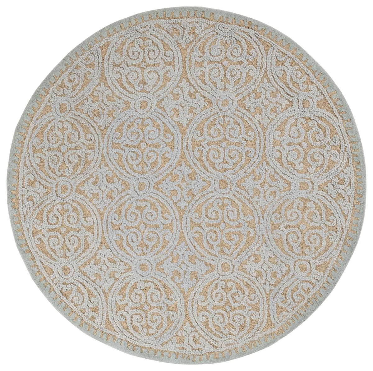 Safavieh Cambridge 6'-0" x 6'-0" Rug in Blue / Gold