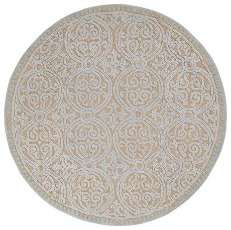 Safavieh Cambridge 6'-0" x 6'-0" Rug in Blue / Gold