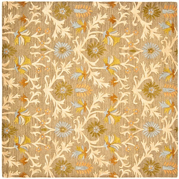 Safavieh Cambridge Cam235A Moss / Multi Rugs - Safavieh - cam235a - 4sq