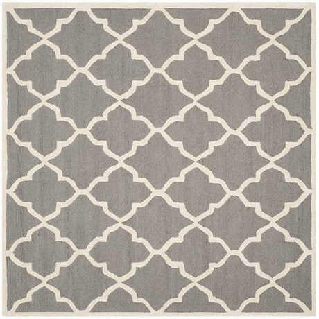 Safavieh Cambridge Cam312D Dark Grey / Ivory Rugs - Safavieh - cam312d - 6sq