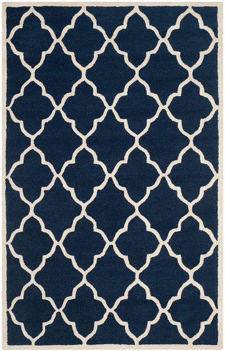 Safavieh Cambridge Cam312M Navy / Ivory Rugs - Safavieh - cam312m - 2