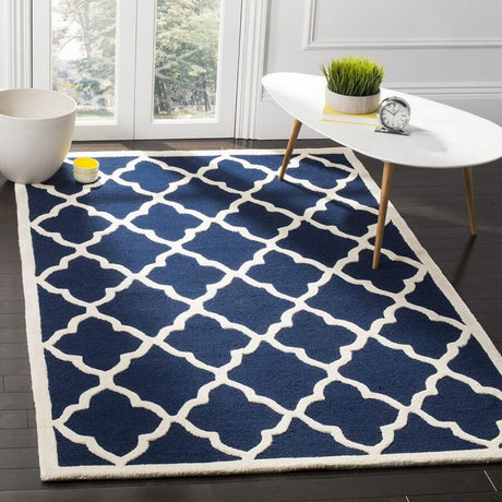 Safavieh Cambridge Cam312M Navy / Ivory Rugs - Safavieh - cam312m - 2