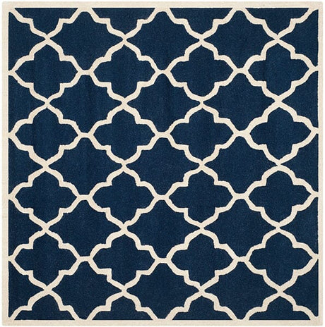 Safavieh Cambridge Cam312M Navy / Ivory Rugs - Safavieh - cam312m - 6sq