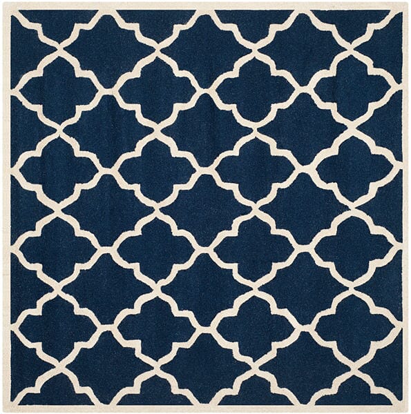 Safavieh Cambridge Cam312M Navy / Ivory Rugs - Safavieh - cam312m - 6sq