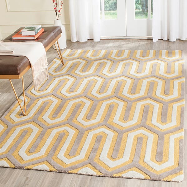 Safavieh Cambridge Cam351Q Gold / Grey Rugs - Safavieh - cam351q - 2