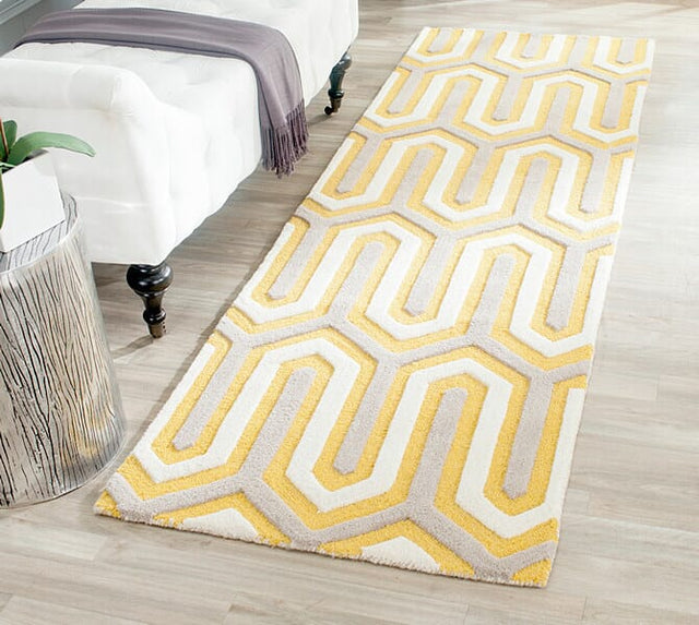 Safavieh Cambridge Cam351Q Gold / Grey Rugs - Safavieh - cam351q - 6sq