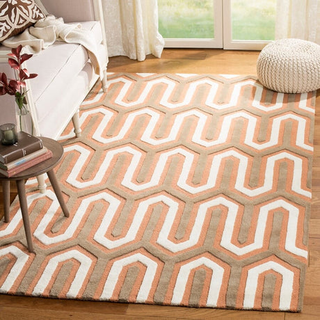 Safavieh Cambridge Cam351Y Orange / Grey Rugs - Safavieh - cam351y - 2