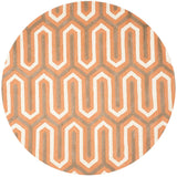 Safavieh Cambridge Cam351Y Orange / Grey Rugs - Safavieh - cam351y - 6r