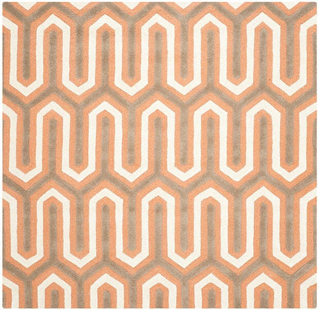 Safavieh Cambridge Cam351Y Orange / Grey Rugs - Safavieh - cam351y - 6sq