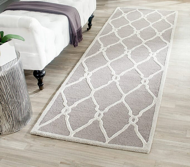 Safavieh Cambridge Cam352D Dark Grey / Ivory Rugs - Safavieh - cam352d - 6sq