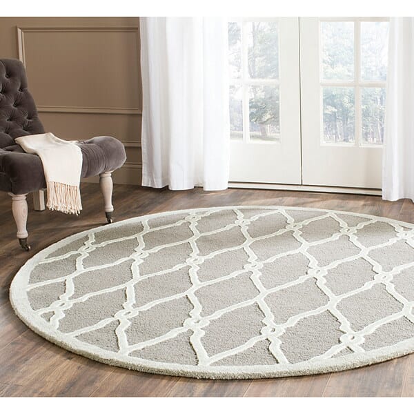 Safavieh Cambridge Cam352D Dark Grey / Ivory Rugs - Safavieh - cam352d - 6sq