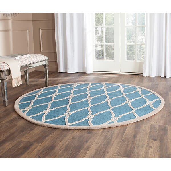 Safavieh Cambridge Cam352M Navy / Ivory Rugs - Safavieh - cam352m - 6sq