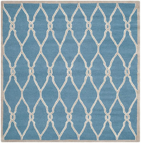 Safavieh Cambridge Cam352M Navy / Ivory Rugs - Safavieh - cam352m - 6sq