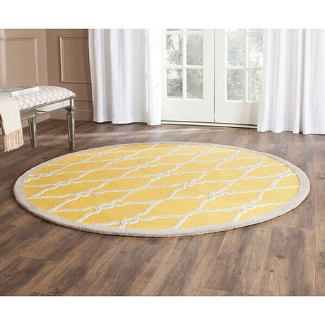 Safavieh Cambridge Cam352Q Gold / Ivory Rugs - Safavieh - cam352q - 6sq