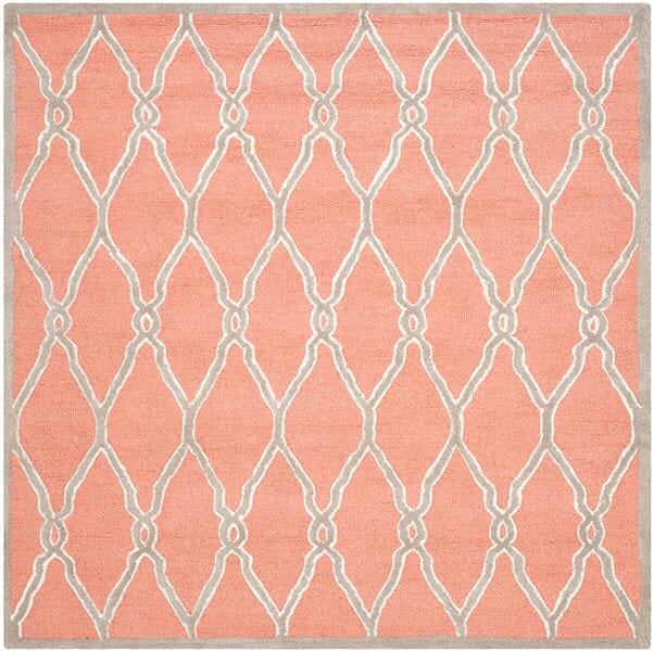 Safavieh Cambridge Cam352W Coral / Ivory Rugs - Safavieh - cam352w - 6sq