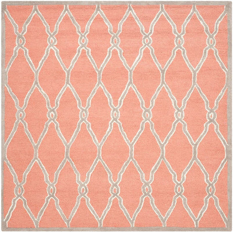 Safavieh Cambridge Cam352W Coral / Ivory Rugs - Safavieh - cam352w - 8sq