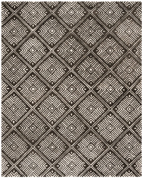 Safavieh Cambridge Cam402A Ivory / Charcoal Rugs - Safavieh - cam402a - 6r