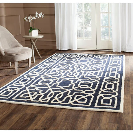 Safavieh Cambridge Cam570M Navy / Ivory Rugs - Safavieh - cam570m - 2