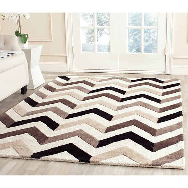 Safavieh Cambridge Cam580C Ivory / Black Rugs - Safavieh - cam580c - 2