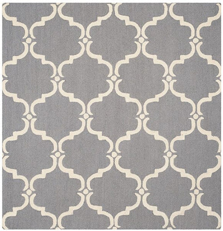 Safavieh Cambridge Cam703D Dark Grey / Ivory Rugs - Safavieh - cam703d - 6sq