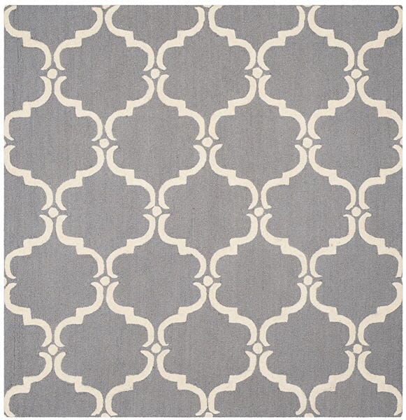 Safavieh Cambridge Cam703D Dark Grey / Ivory Rugs - Safavieh - cam703d - 6sq