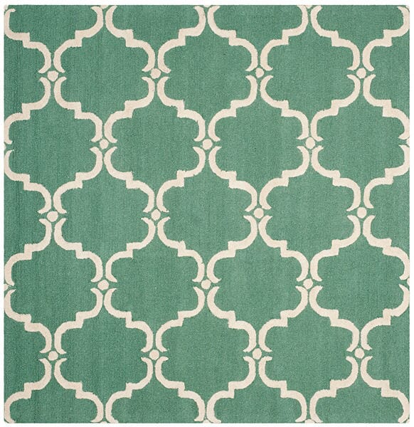 Safavieh Cambridge Cam703T Teal / Ivory Rugs - Safavieh - cam703t - 6sq