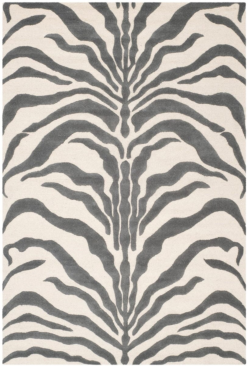Safavieh Cambridge Cam709A Ivory / Dark Grey Rugs - Safavieh - cam709a - 2