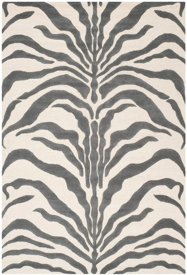 Safavieh Cambridge Cam709A Ivory / Dark Grey Rugs - Safavieh - cam709a - 2