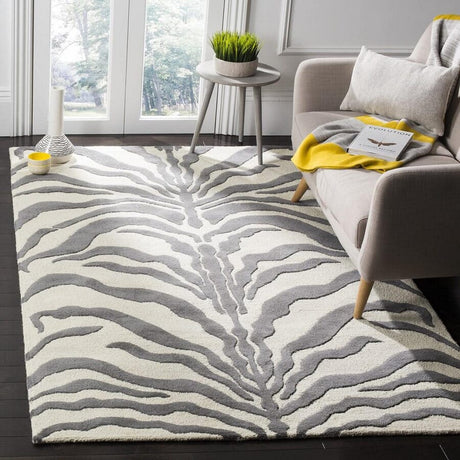 Safavieh Cambridge Cam709A Ivory / Dark Grey Rugs - Safavieh - cam709a - 2