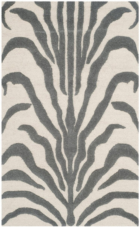 Safavieh Cambridge Cam709A Ivory / Dark Grey Rugs - Safavieh - cam709a - 6r