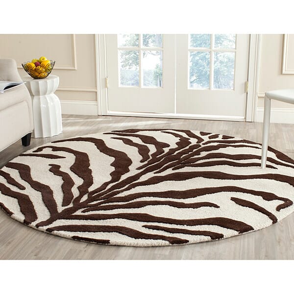 Safavieh Cambridge Cam709V Ivory / Brown Rugs - Safavieh - cam709v - 6sq