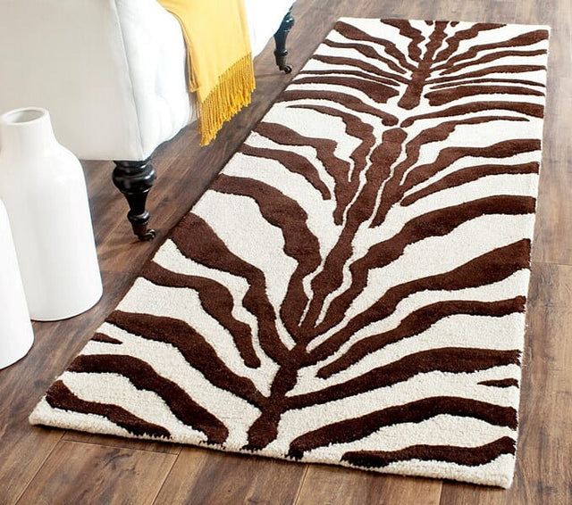 Safavieh Cambridge Cam709V Ivory / Brown Rugs - Safavieh - cam709v - 6sq