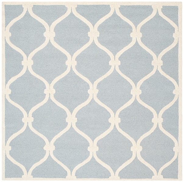 Safavieh Cambridge Cam710B Blue / Ivory Rugs - Safavieh - cam710b - 6sq