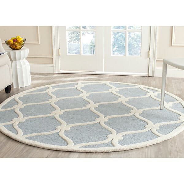 Safavieh Cambridge Cam710B Blue / Ivory Rugs - Safavieh - cam710b - 6sq